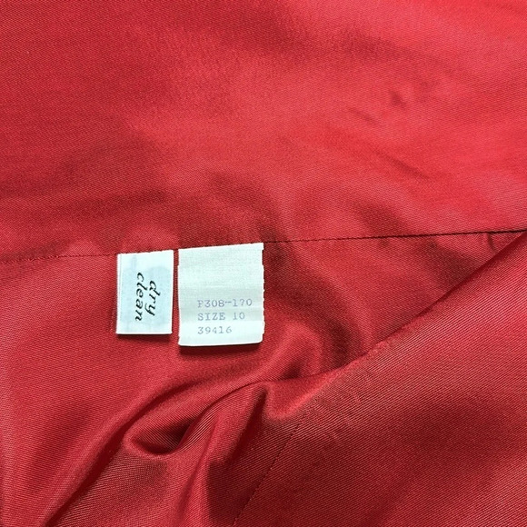 Vintage Pendleton One Button Wool Blazer Jacket Petite Size 10 - Picture 10 of 13